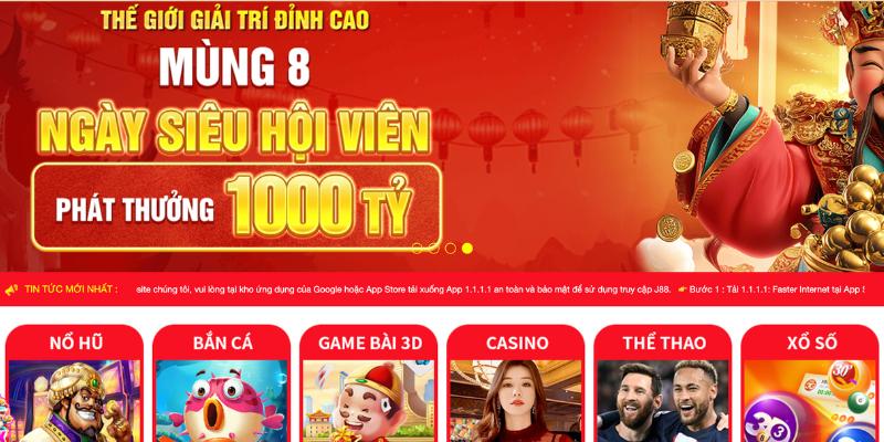 Điều khoản điều kiện được J88 ban hành trên trang chủ