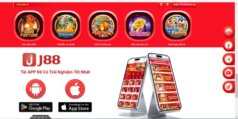 Tải app để có thể đăng ký J88 trên điện thoại